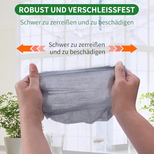 50 Stück Schuhüberzieher Einweg aus Vliesstoff, Schuhüberzieher Rutschfest, Atmungsaktiv & Geruchsneutral Überzieher Schuhe, Langlebig & Robust Schuhüberzieher, Passend bis Größe 47（Grau）