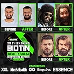 2X Thickening BIOTIN Beard Balm For Men & Mustache Wax for Beard Growth • Organic Beard Conditioner for Men & Beard Softener for Men • Beard Moisturizer for Men • Castor Oil Beard Wax for Men • USA - Image 5