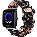 Produktbild Giaogor Armband Kompatibel mit Amazfit Bip U, weiche Haargummis Uhrenarmband für Amazfit Bip U Smartwatch (Blume)