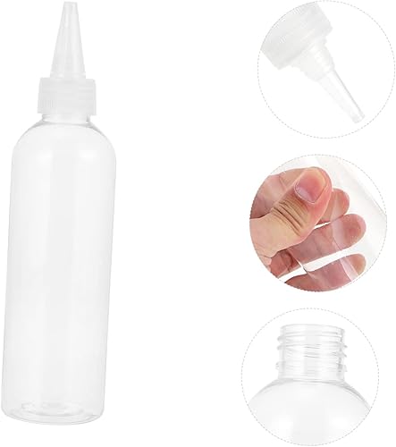 Miniatura 5 de 10 Uds. Loción recargable para tinte Oz Perm Top Hair Cap Líquido boca puntiaguda Aplicador Botellas Salon Multiusos Colorante Botella Cosméticos
