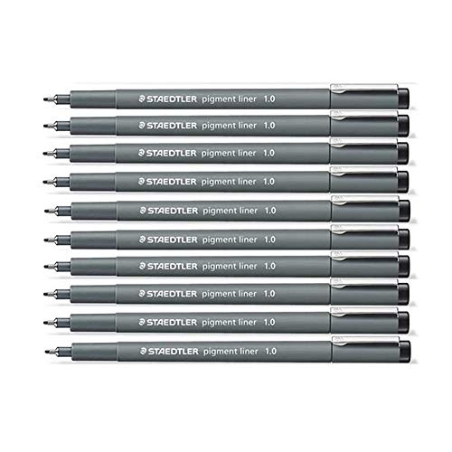 Feutre noir STAEDTLER 1.0 mm à encre pigmentée indélébile qui ne bave pas