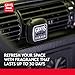 Griot's Garage Stinky-Be-Gone Vent Clip Air Freshener, Odor Remover, Car Scent for Garage, Closet, Laundry Rooms, Bathrooms, and More, Fine Leather, 10763