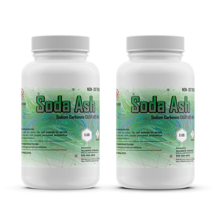 Alliance Chemical Soda Ash - 10 lbs. (2 Pack) - Multi-Pack for Industrial Cleaning, pH Adjustment, and Water Treatment