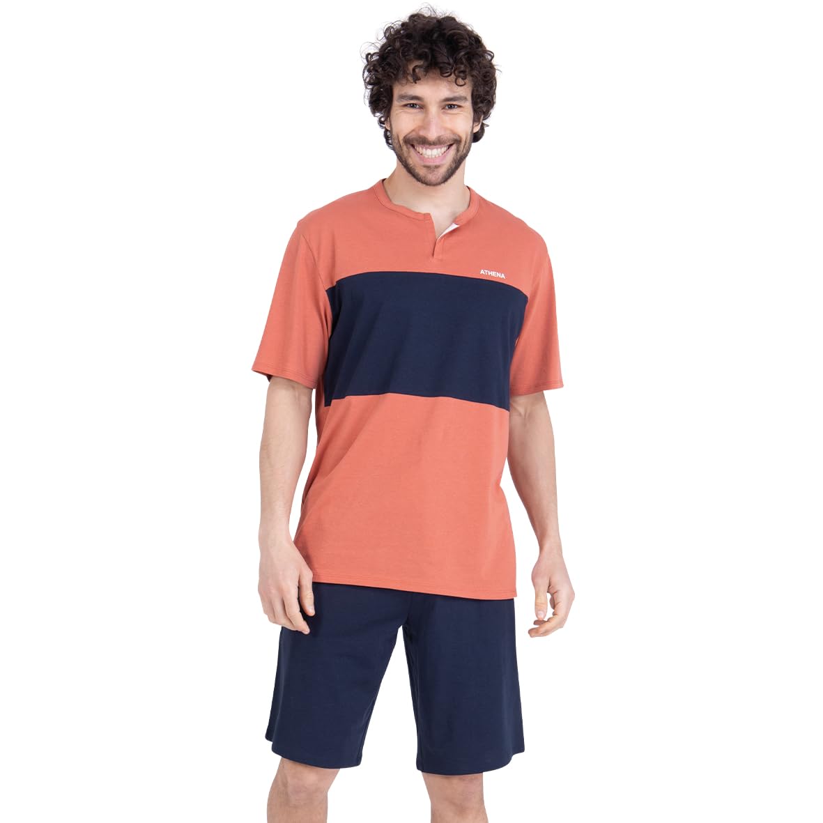 Athena – Short Pyjama Man – Chic Organic Cotton – Oeko-TEX & GOTS