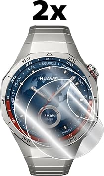 IPG Huawei Watch GT 5 Pro 46 mm Akıllı Saat Hidrojel Ekran Koruyucu (2 Adet) Görünmez HD Şeffaf Film Çizilmez Koruma-Pürüzsüz/Kendi Kendini İyileştirme/Kabarcıksız GT5Pro-46mm için