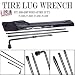 For Ford Super Duty F250 F350 F450 F550 Protable Spare Tire Lug Wrench Repair Tool Kit for Jack with Carry Case