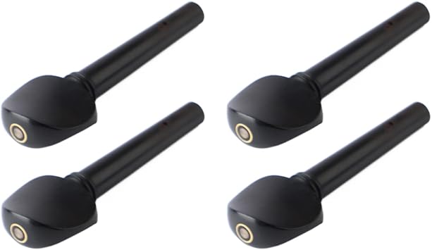 4PCS Violin Pegs 2.8in Viola Tuning Pegs Ebony Tuning Peg Set | for Most Viola Replacement Accessories