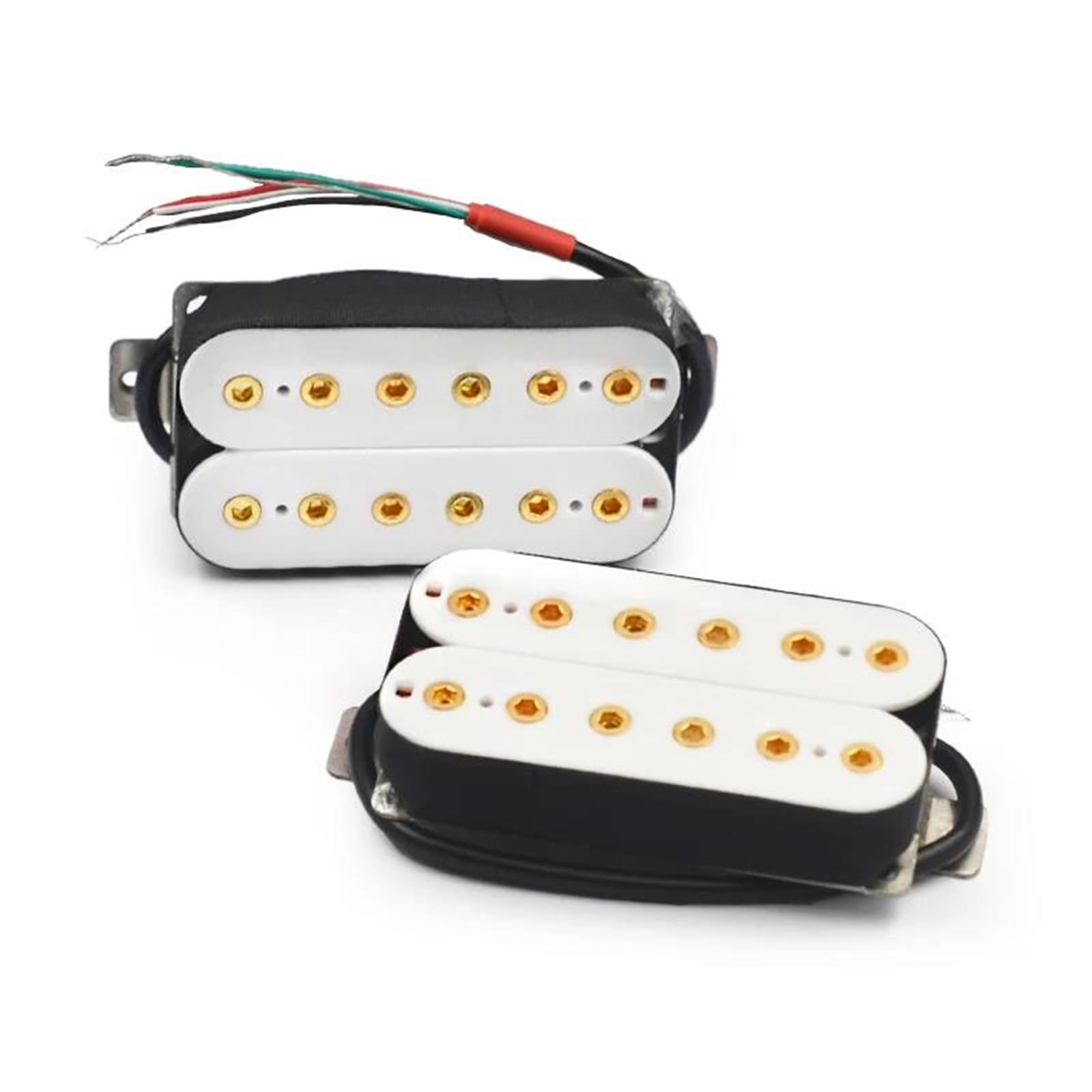 Profesjonalna Wydajność Przetworniki Do Gitary Ele Alnico5 Humbucker Coil Split Neck7.5K/Bridge15K Podwójna Cewka Pickup Do Gitary Elektrycznej Część Do Gitary(1 Set)