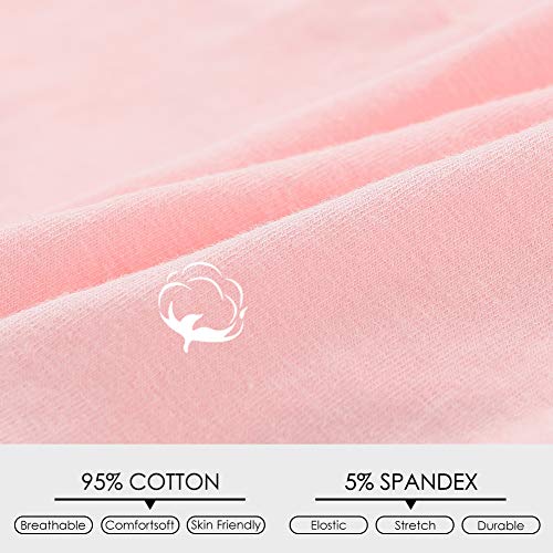 Image of INNERSY Womens Underwear Cotton Briefs Postpartum High Waisted Panties 5 Pack