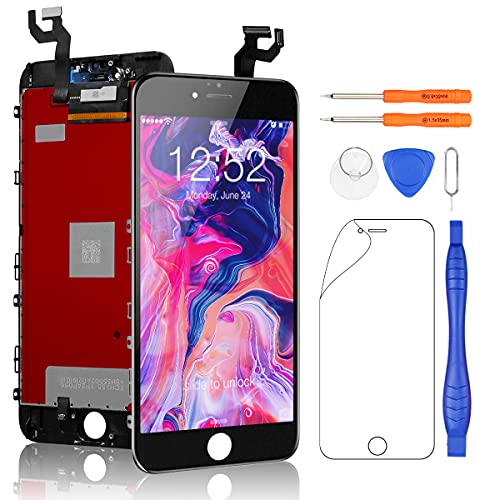 Display LCD di alta qualità e schermo di vetro digitizer assemblato per iPhone 6s Plus (5,5 pollici)