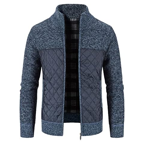 AMDOLE Men's Winter Faux Fur Coat Cover