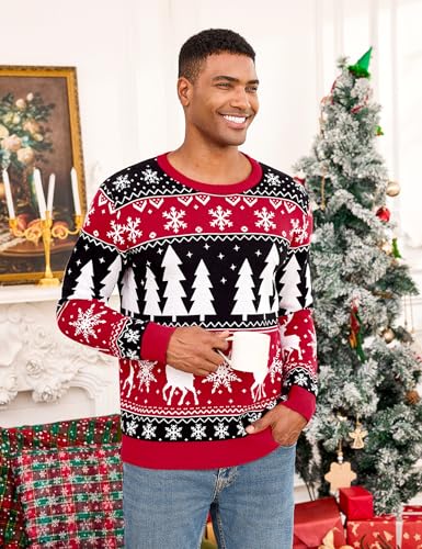 Pull de Noël hommes doux et chaud pour oublier le froid - 2