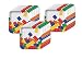Building Block Dessert Square Plates Pack (24 Guests)