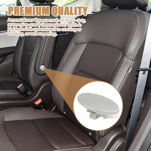 2PCS Armrest Cover Cap, Seat Parts Replacement for 07-19 Chevy Tahoe Black - Picture 9 of 19