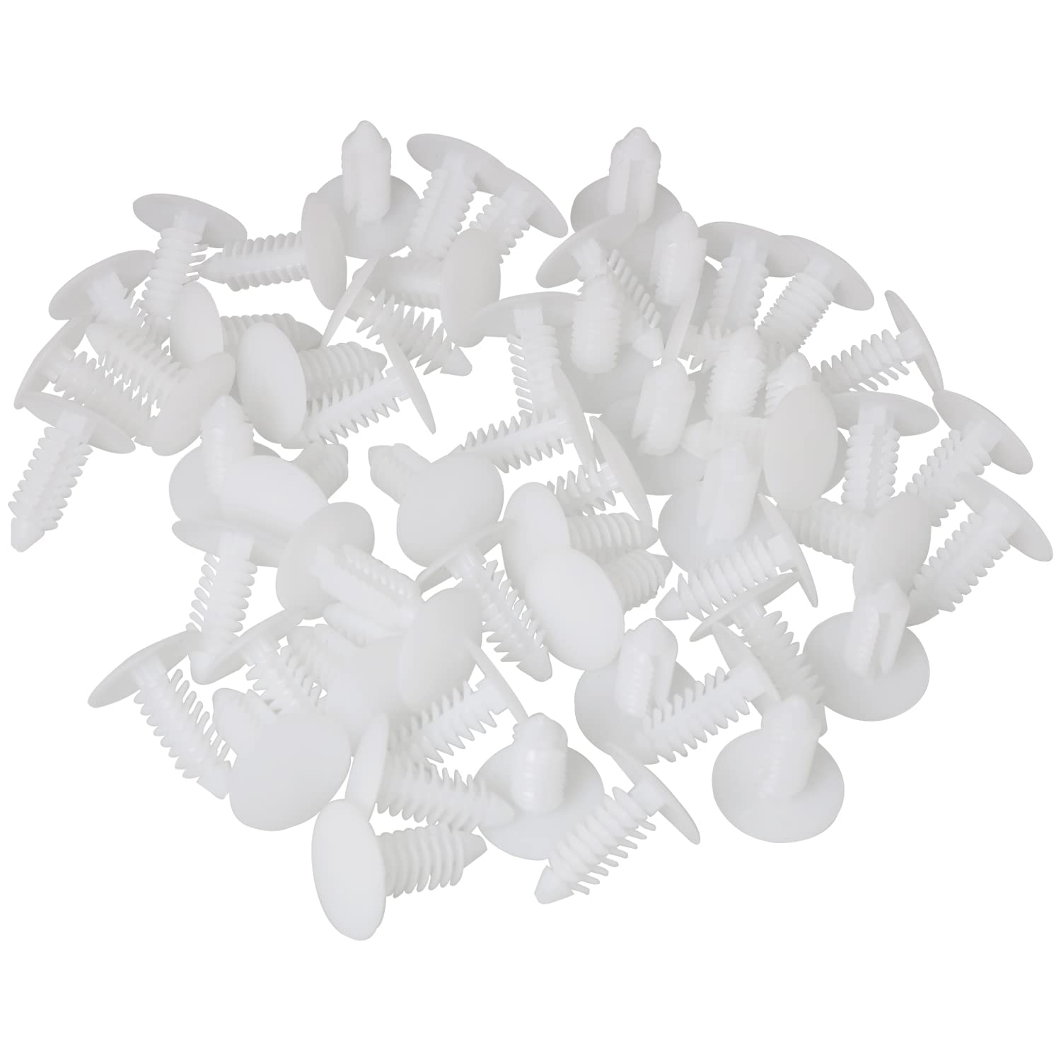 Snapklik.com : 60PCS White Tree Rivet Fasteners Barrier Christmas Tree ...