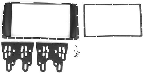 Yctze Kit de instalación estéreo de coche doble DIN  Marco de fascias de navegación de 2DIN 7 pulgadas para coche DVD Radio Panel ajuste ajuste para