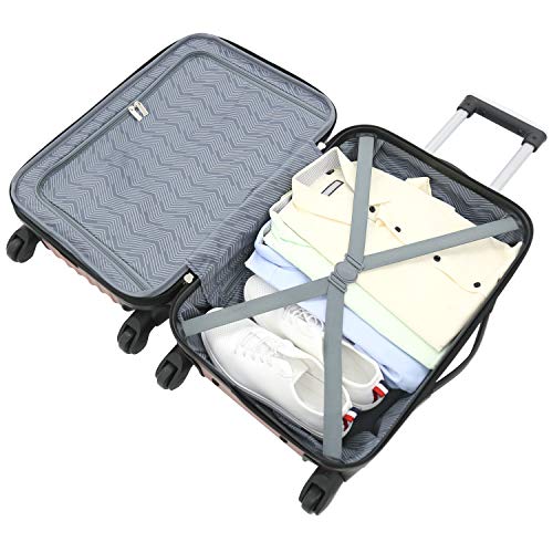 Travelers Club Luggage 28 Inch Travel Tote, Rose Gold, 4 PC Set by Travelers Club - Used condition - Image 3