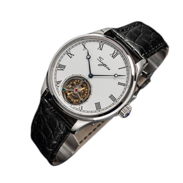 GenericWatchAE - Sugess 2021 Tourbillon Watch Luxury Men Mechanical Wristwatches Hand Wind Seagull ST8230 Movement Sapphire Crystal Luxury Gift