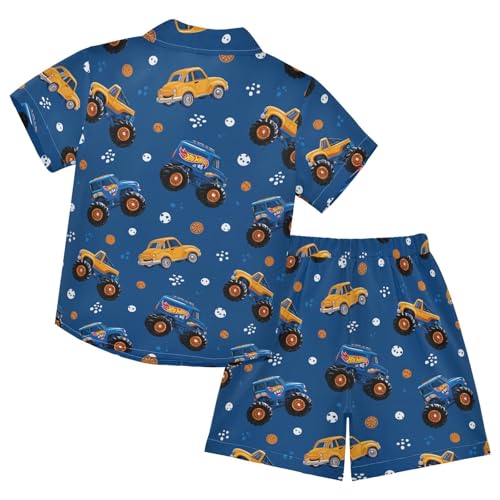 Image of Boccsty Ice Cream Drip Boy Summer Shorts Sets Hawaiian Toddler Boys T-Shirt & Pants 2 Pcs 3T-10T