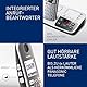 Panasonic KX-TGE522GS DECT Seniorentelefon mit Notruf (Großtastentelefon mit Anrufbeantworter, schnurlos, Telefon DUO)silber-schwarz,max 1,5h - Gespräch, 4,6cm Display, 150 Eintrage, max 330h Standby,