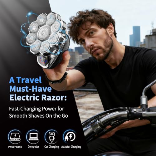 Electric Razor for Men Head Shavers for Bald Men Electric Shavers for Men with Wet and Dry - image 4