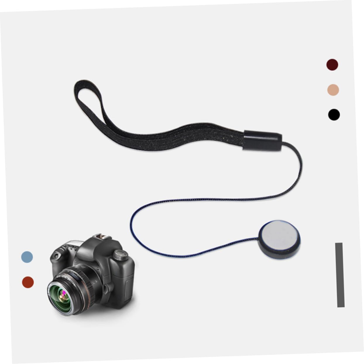 NUOBESTY Correa Adhesiva Antipérdida Para Cámara Práctico Para Cubierta De Accesorios De Fotografía