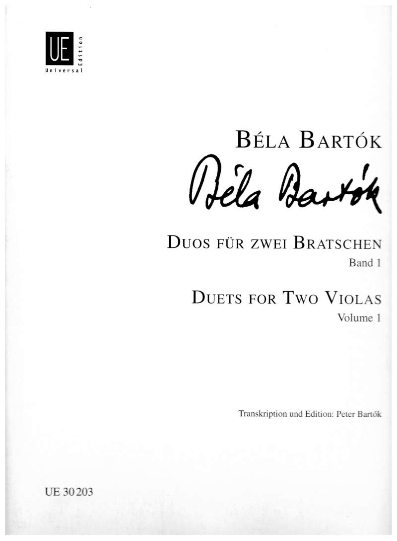 44 Duets for Two Violas (1)