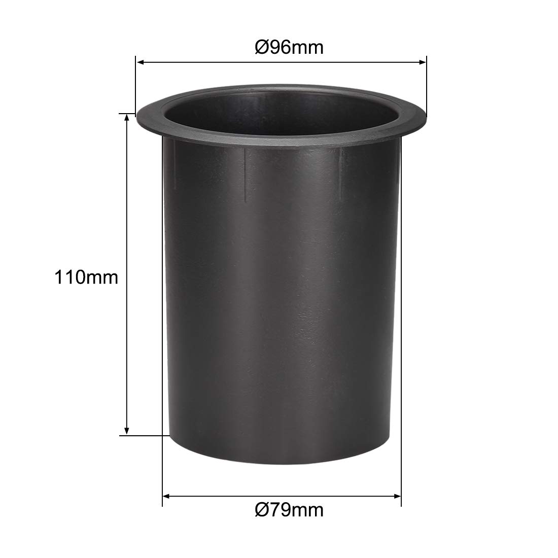 Sourcingmap 79mm x 110mm Speaker Port Tube Subwoofer Bass Reflex Tube Woofer Box 1 pz