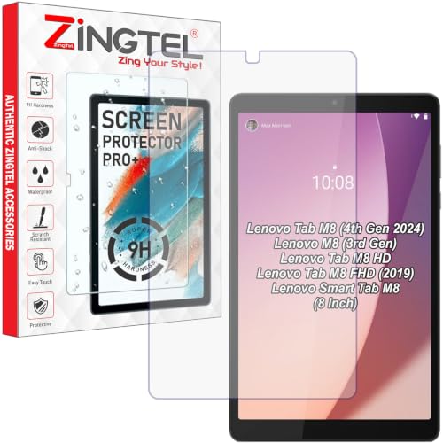 Image of Matte Screen Guard Compatible With Lenovo Tab M8 4th Gen 2024 / Smart Tab M8 /M8 HD / M8 FHD (2019) / M8 3rd Gen (8 Inch Tablet) Anti Glare Matte Not a Tempered Glass Screen Protector