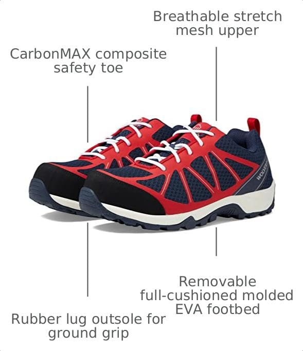 Image of Wolverine Men's Amherst Ii CarbonMax Work Shoe Industrial Boot