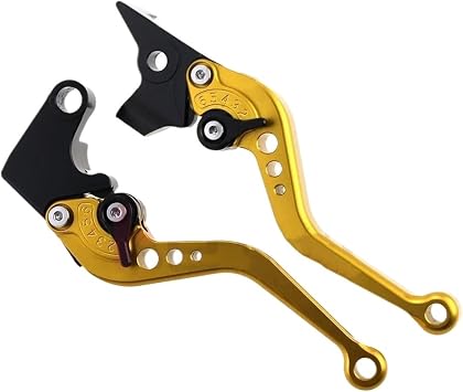 Grips Clutch Brake for Apache for RR310 for Apache for 310rr 2018 2019 2020 Motorcycle Short Long Brake Clutch Levers Adjustable Brake Clutch LeversShort Gold