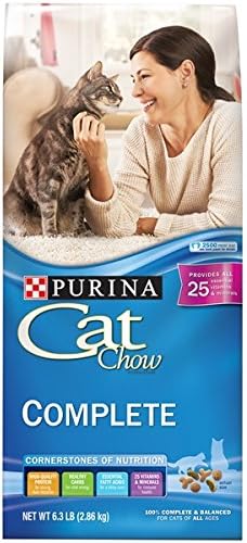 Vista 2 de Cat Chow Best Cat Food Purina Complete 63 lb Wellness Feast Gourmet Dry Nutrition Alimento natural para gatos 63 lb