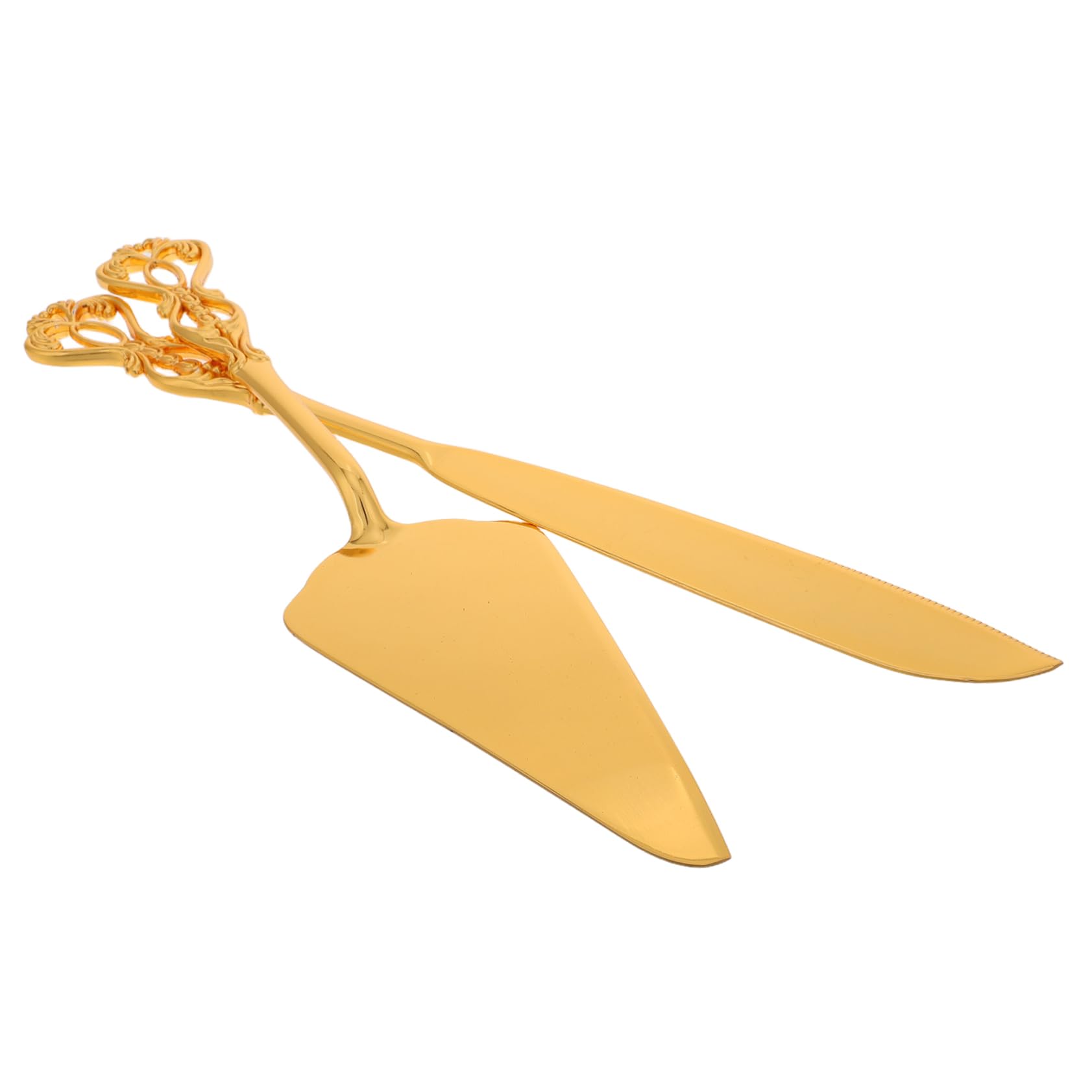 CIYODO Stunning Wedding Cake Knife Server Set Set of 2 Stainless Steel Perfect for Baking Serving