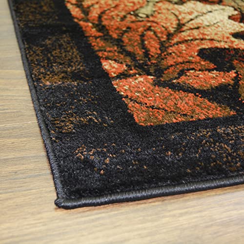 Tapete Mayberry Rug Rustic Lodge 27" x 91" negro miniatura 4