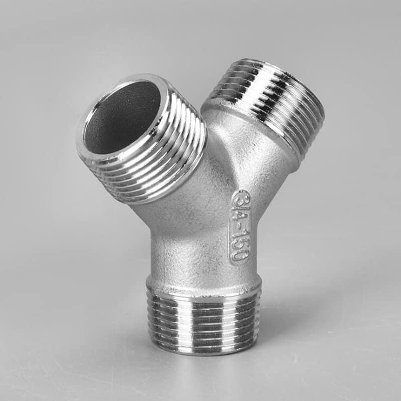 Conector de junta SS304, rosca macho BSP de 1/4 ''-2'', acero inoxidable 304, igual a 3 vías Y tipo DN8 - DN50, 1 ud.(1-1/2")