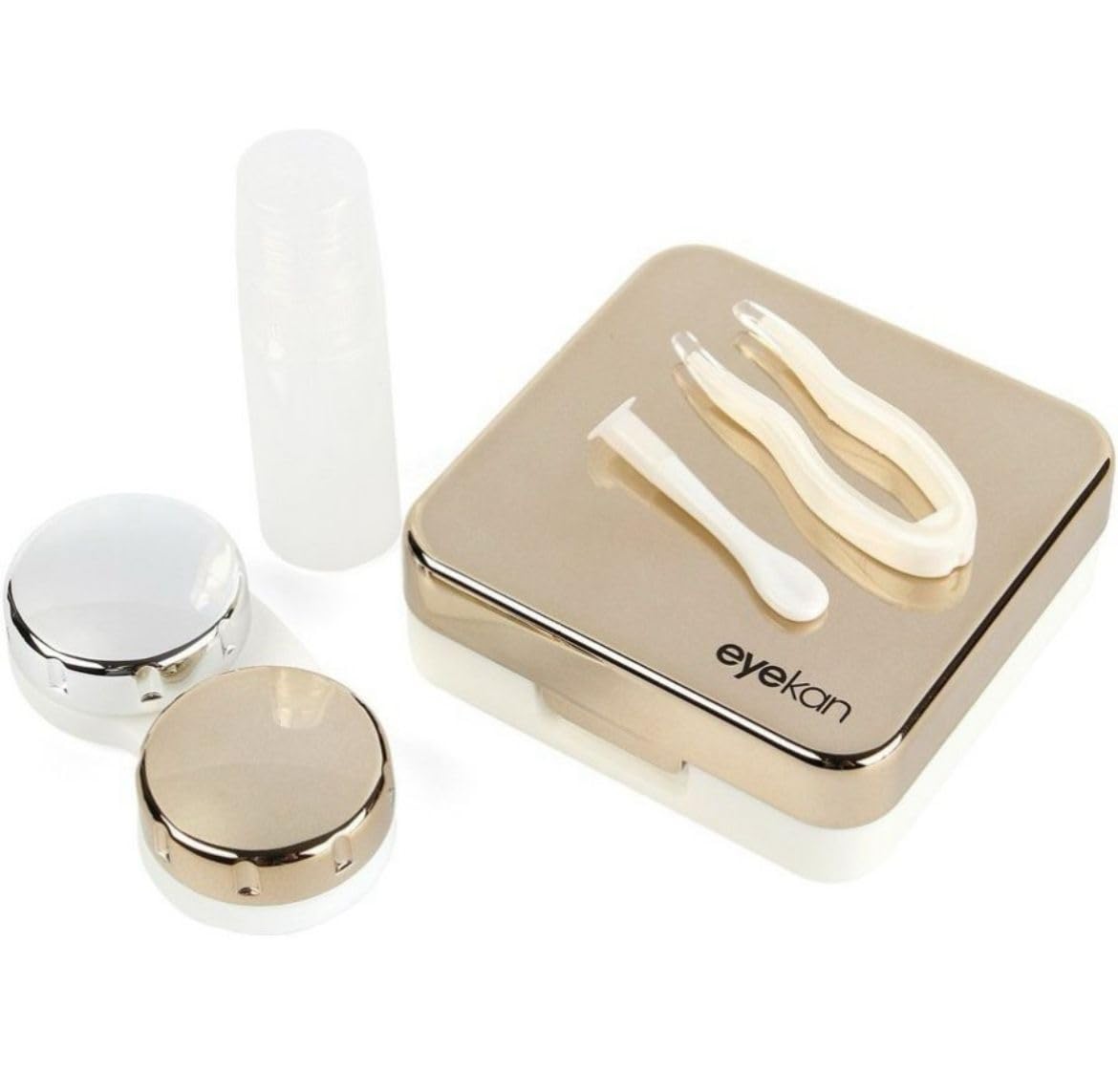 See full amazon price history chart for SHOPOWARE Eyekan Travel Contact Lens Case Box with Mirror (Gold) SHOPOWARE Eyekan Travel Contact Lens Case Box with Mirror (Gold) (B0C55M9FPJ) Amazon Price History, Amazon Price Tracker
