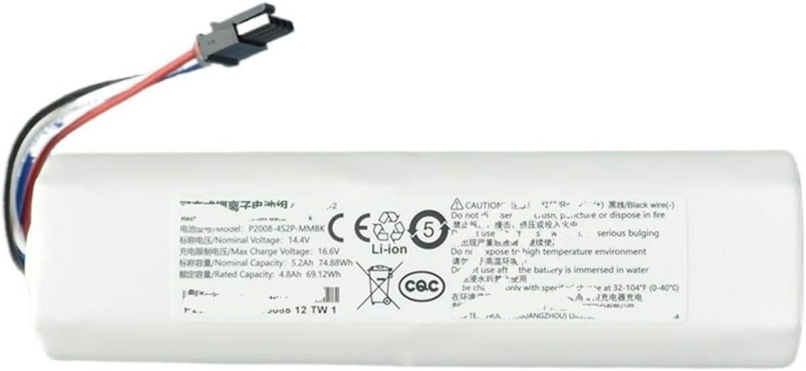 Vacuum Cleaner Lithium Ion Battery Replacement Parts.Compatible for Dreame F9 D9 L10 Pro Plus RLS3 RLS5 RLS5L RLS5D.14.4V 5200 MAh, hrtwe5e4