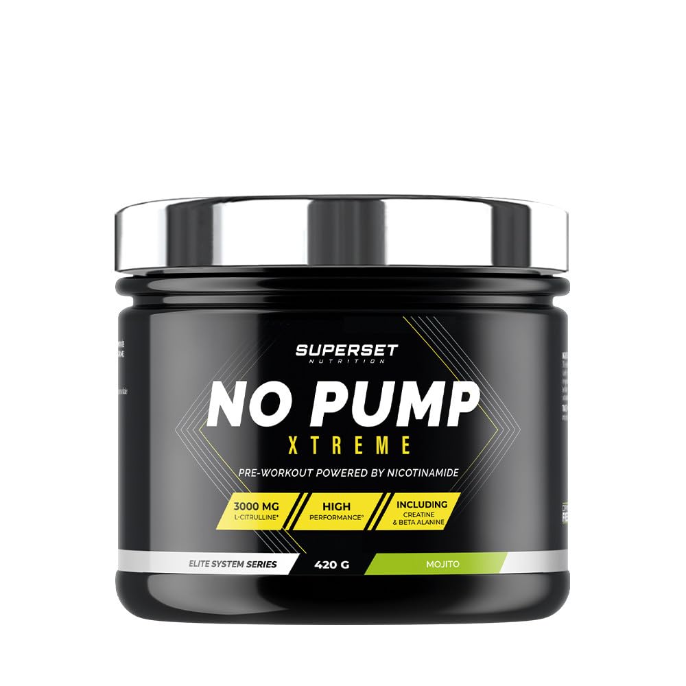 Superset Nutrition | Programme Volume Et Force - Créatine Hardcore - No Pump Xtreme | Augmente le volume musculaire et donne plus d'intensité lors de l'entraînement.