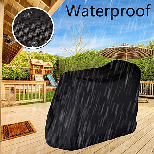 Sqodok Mobility Scooter Storage Cover, Waterproof 420D Oxford Fabric Scooter Weather Cover Protect From Dust Dirt Snow Rain Sun Rays, Scooter Accessories For Travel, 48 X 22 X 38 Inch #TOP1