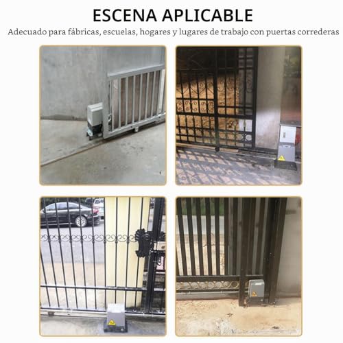 Placa de control de puerta sensible universal con mandos para accesos 5