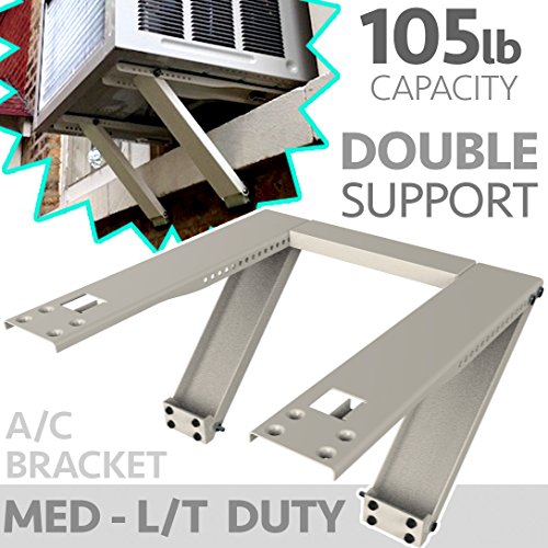 ALPINE HARDWARE Universal Window AC Support - Air Conditioner Bracket - Support Air