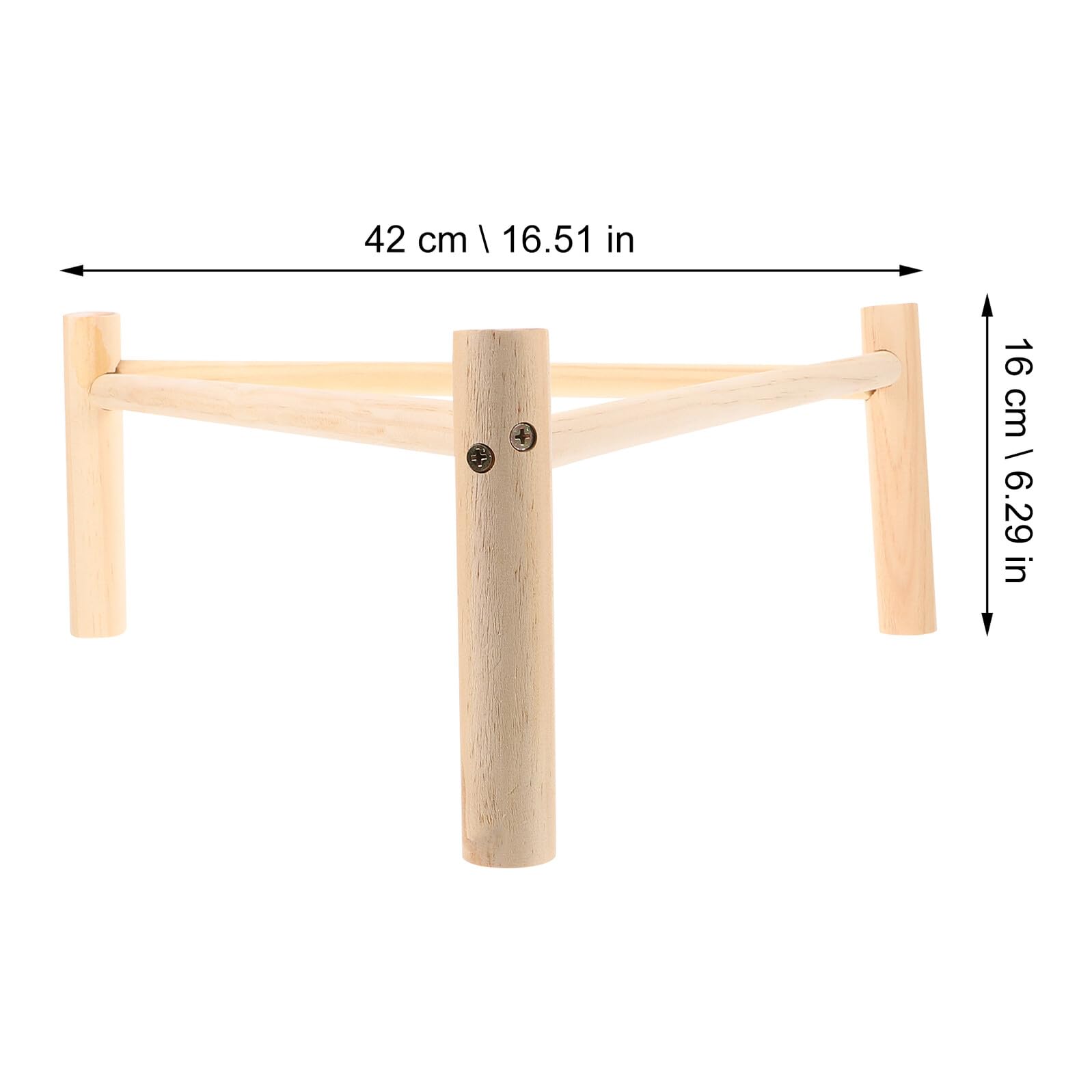 Hemobllo Posatoio in Legno per Galline e Uccelli Beige, Supporto Rialzato Multifunzione Pollaio, come Giocattolo e Riposo per Animali Domestici