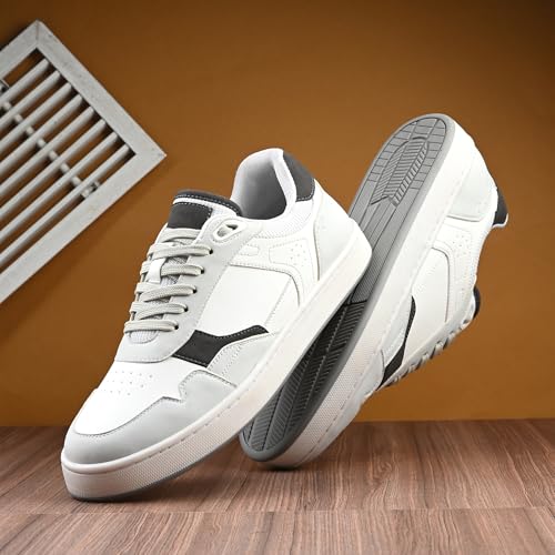 Image of Cruiser Sneaker for Men | Lightweight & Comfortable | Stylish Lace-Up Casual Footwear with Cushioned Insole | Perfect for Versatile Outfits 2642-1