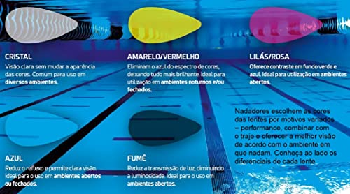 Kit Natação Speedo Óculos Freestyle SLC + Touca Xtrafit Tecido Confortável (óculos preto/touca preta