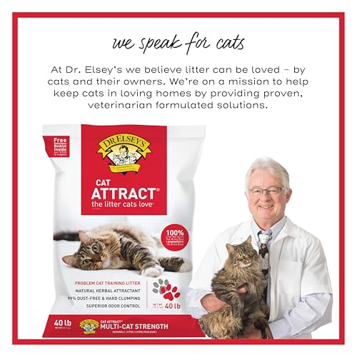 Dr. Elsey's Cat Attract Clumping Clay Cat Litter 40 lb. Bag - image 5
