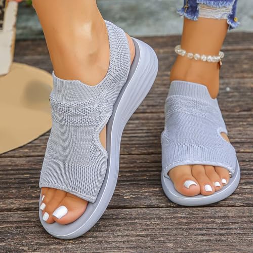 Chaussures été compensées femmes à plateforme et baskets de danse confort