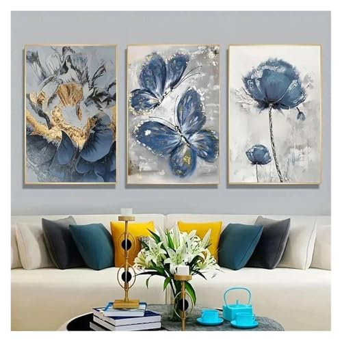Tableau Déco Nature 3 Pièces 50x70cm pour Salon et Bureau - 3