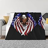 Photo Gallery poezjzw coperta in flanella con motivo aquila patriottica con bandiera degli stati uniti, 101,2 x 76,2 cm, super morbida, calda, ideale come regalo invernale per lei e per lui Photo Gallery poezjzw coperta in flanella con motivo aquila patriottica con bandiera degli stati uniti, 101,2 x 76,2 cm, super morbida, calda, ideale come regalo invernale per lei e per lui