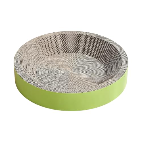 xyensy Rascador para Gatos, Barril rascador como Juguete para Gatitos - Tabla rascador en Forma de Cuenco para Gatos | Protección de los Muebles y promueve el Comportamiento Natural de los