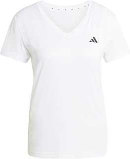 adidas Women's Workout Essentials V-Neck T-Shirt M White